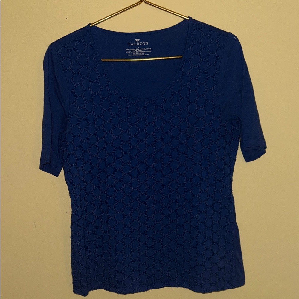 Talbots Women's Short Sleeve Top